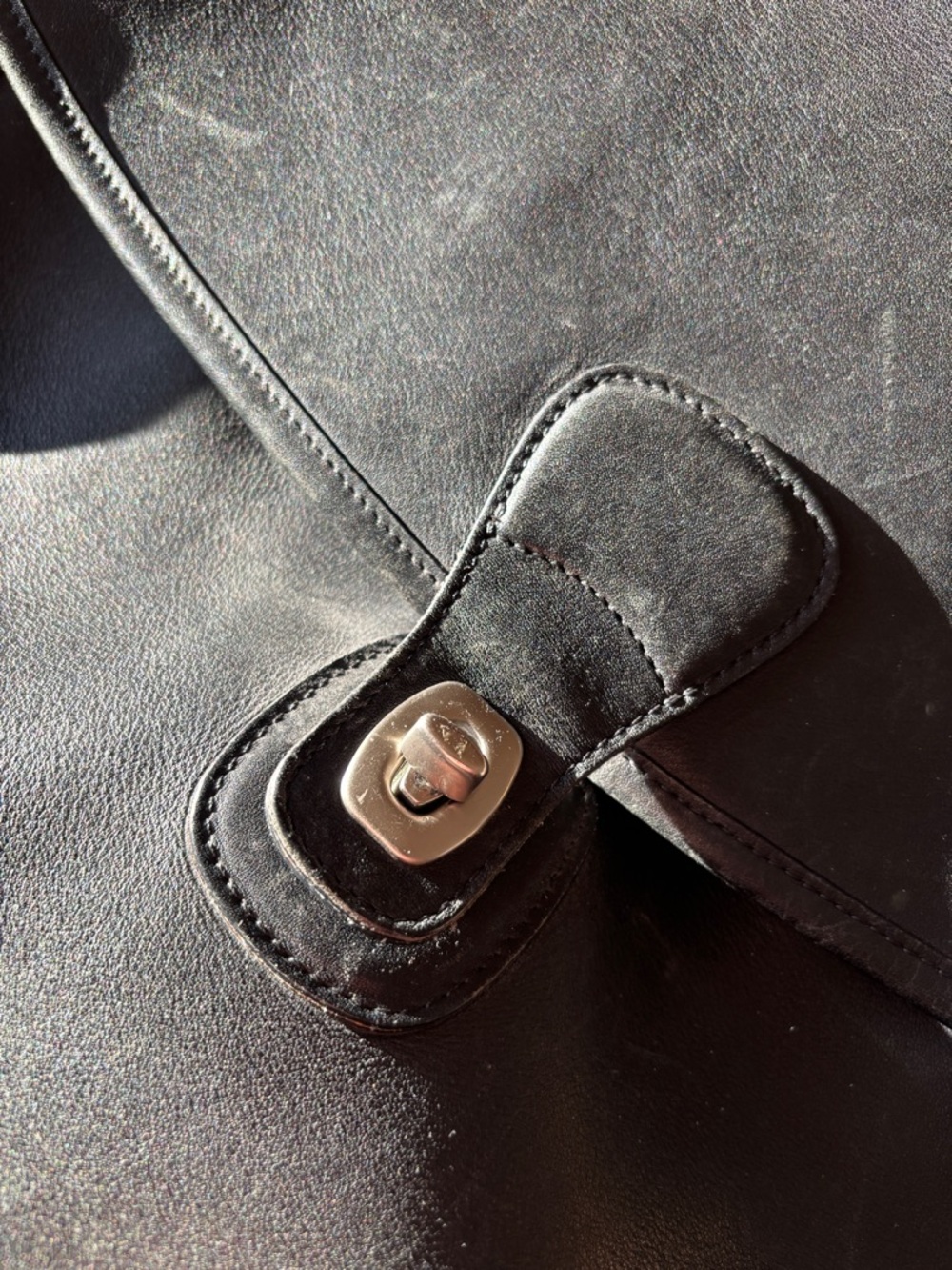 Vintage 1990s Coach Authentic Beekman Briefcase | Unisex Bag | Black Leather - Picture 11 of 16